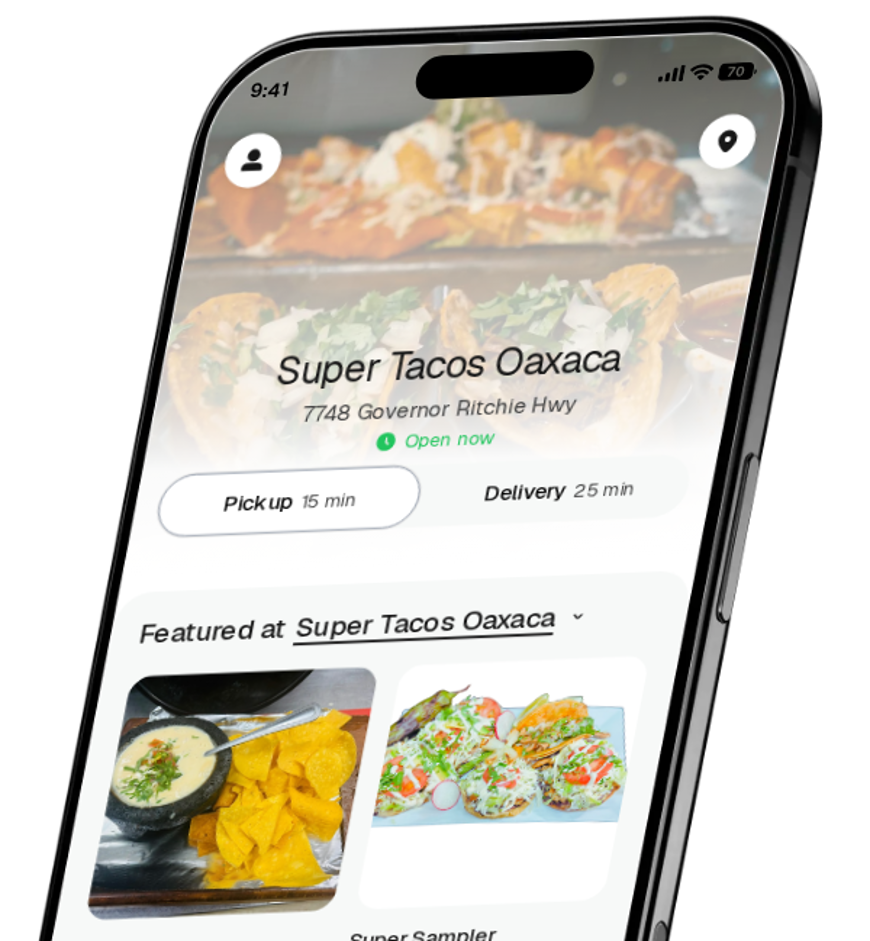 Super Tacos Oaxaca app preview
