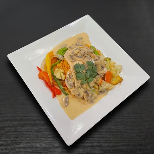 Pollo en Crema.
